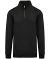 NS428 Native Spirit 1/4 Zip Sweatshirt Black colour image